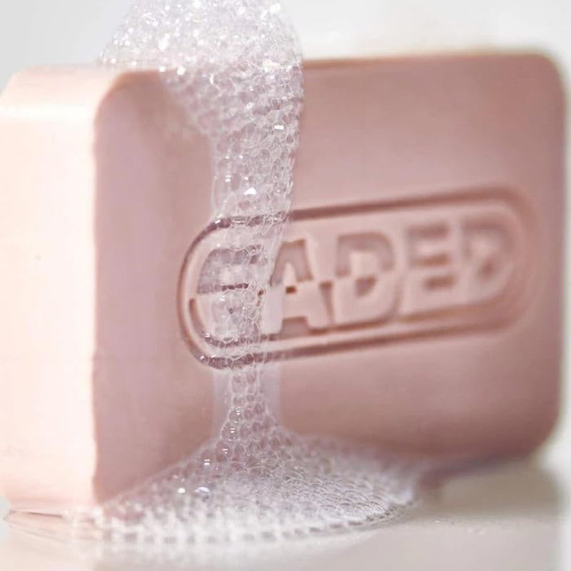 Faded Cleansing Bar for Face and Body | Kojic Acid, Vitamin C & Lactic Acid | Moisturizes | Vegan, Fragrance-Free, Safe for Sensitive Skin (2 Pack)